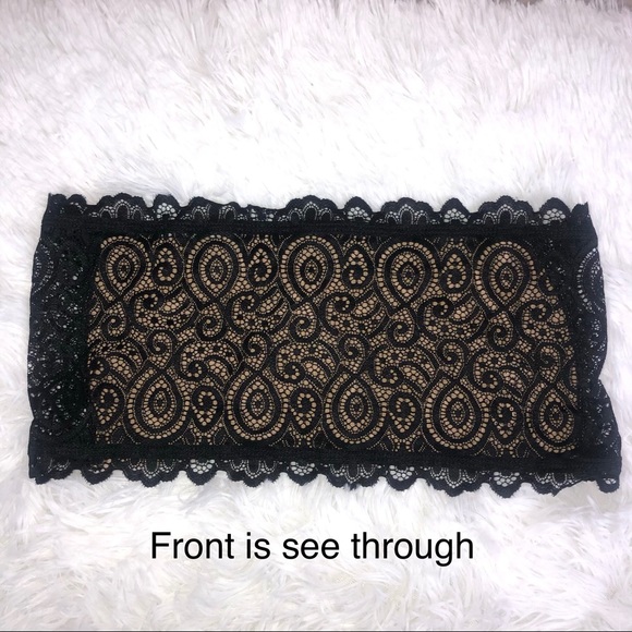 Intimately  Seamless and Lace Reversible Bandeau - Picture 4 of 10